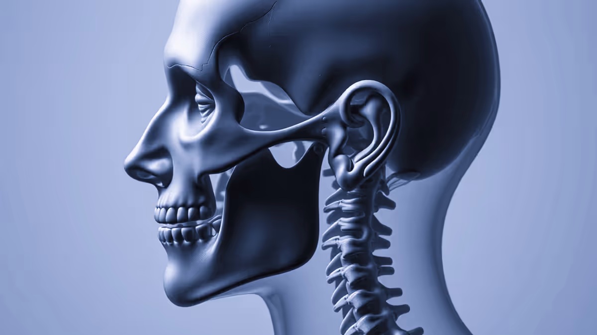 A cool-toned editorial science photograph.